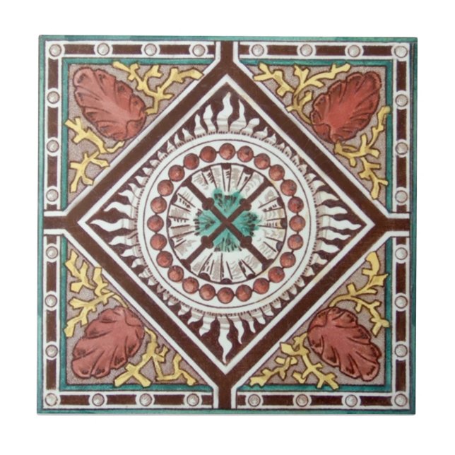 VT0057 Reproduction Antique Transferware Tile (Front)