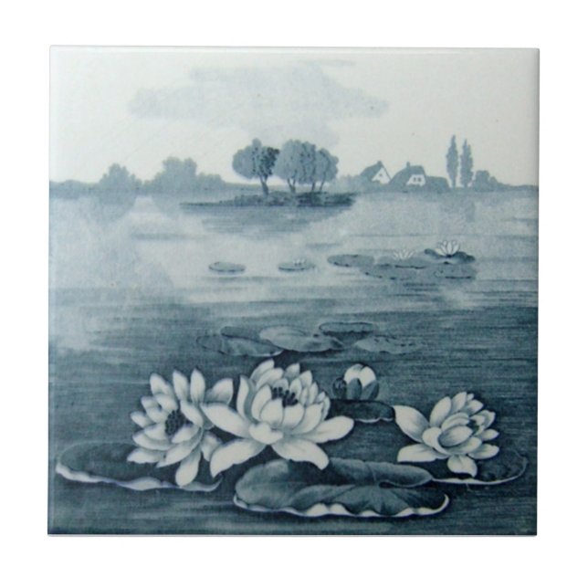 VT0068 Reproduction Antique Transferware Tile (Front)