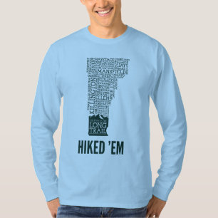 VT Long Trail Hiked Long Sleeve T-Shirt (Green)