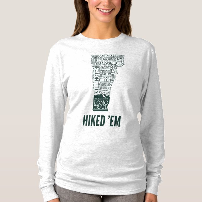 VT Long Trail Hiked Women's Long Sleeve T-Shirt (Front)