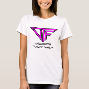 VTF Women's (Pink Border Logo With Text) T-Shirt