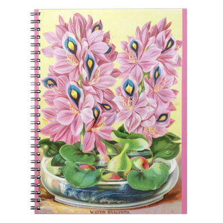 VTG Botanical Water Hyacinth Spiral Notebook