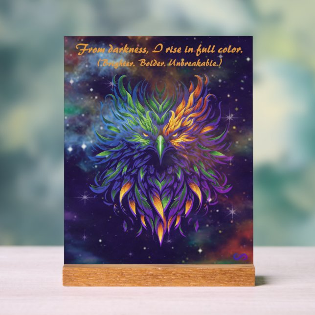 VTVR-PHOENIX6-BLUPUR-AS - Acrylic Sign (Neutral)