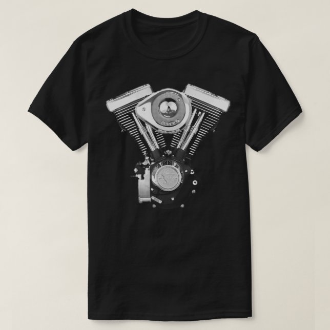VTwin Biker T-Shirt (Design Front)