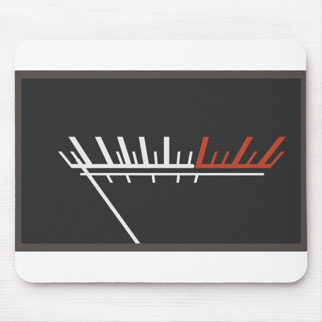 VU Metre Analogue Volume Audiophile Gift Mouse Pad (Front)