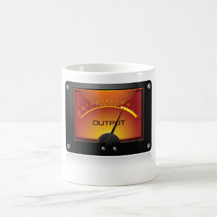 VU Metre Output Gauge Audio Level Metre Coffee Mug