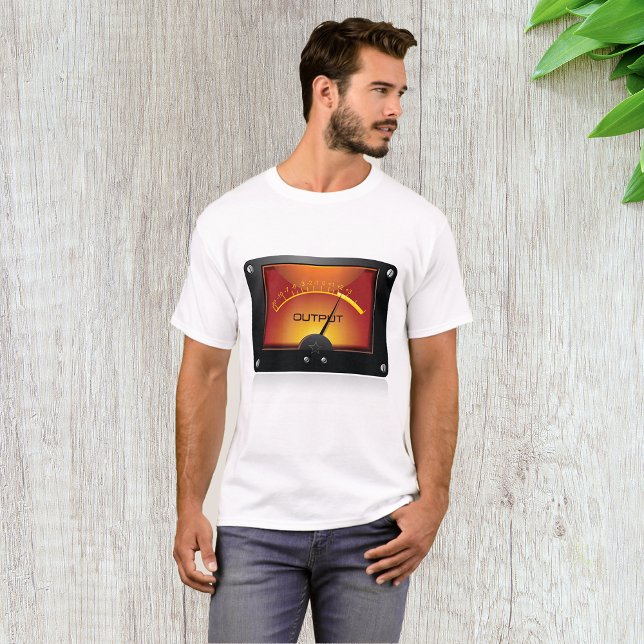 VU Metre Output Gauge Audio Level Metre T-Shirt (Creator Uploaded)