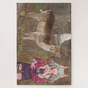 Vuber, V Tuber meets Deer, Jigsaw Puzzle