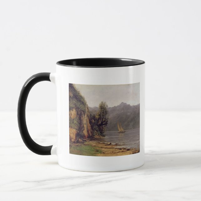 Vue du Lac Leman, c.1873-77 Mug (Left)