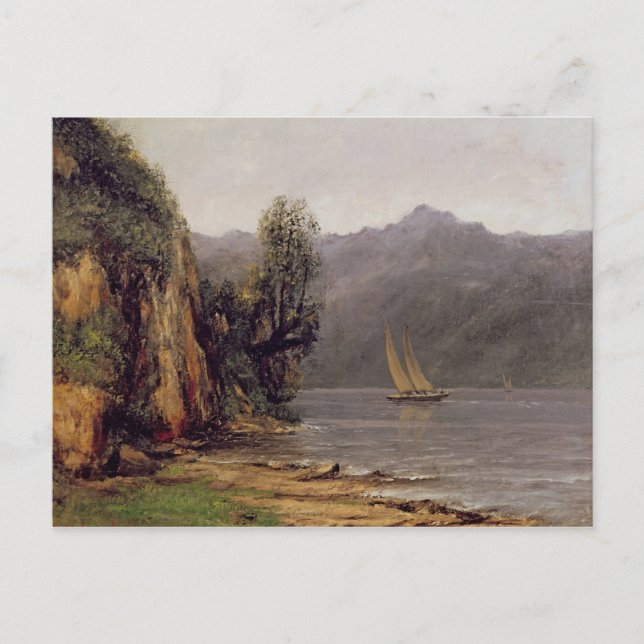 Vue du Lac Leman, c.1873-77 Postcard (Front)