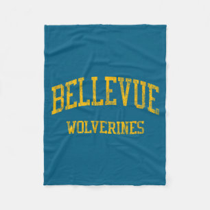 Vue High School Hs Vue Wa Vintage Srts Fleece Blanket