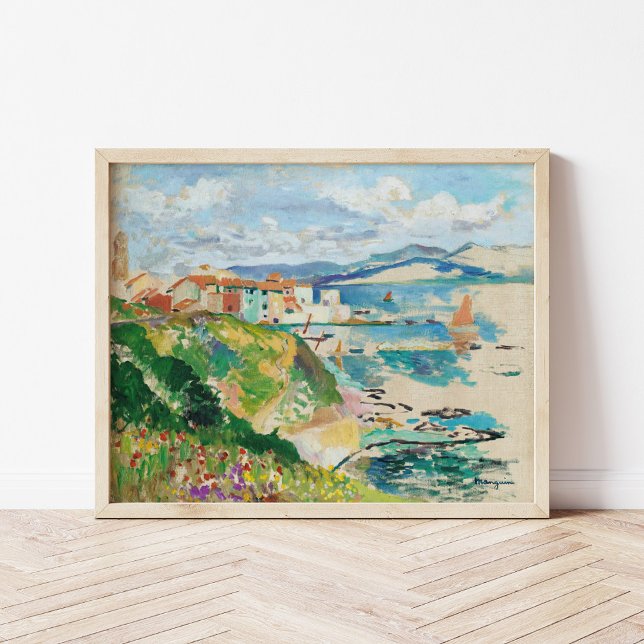 Vue Sur La Ponche, Saint-Tropez | Henri Manguin Poster (Creator Uploaded)