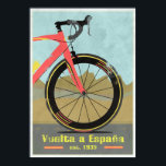 Vuelta a España Bike Poster<br><div class="desc">The Cycling Tour of Spain Vuelta a España Vuelta a Espana</div>