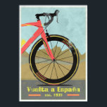 Vuelta a España Bike Poster<br><div class="desc">The Cycling Tour of Spain Vuelta a España Vuelta a Espana</div>