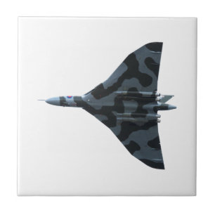 Vulcan bomber in flight ceramic tile