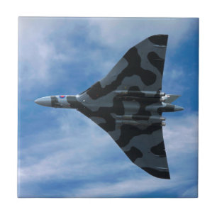 Vulcan bomber in flight ceramic tile