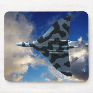 Vulcan bomber in flight mouse pad