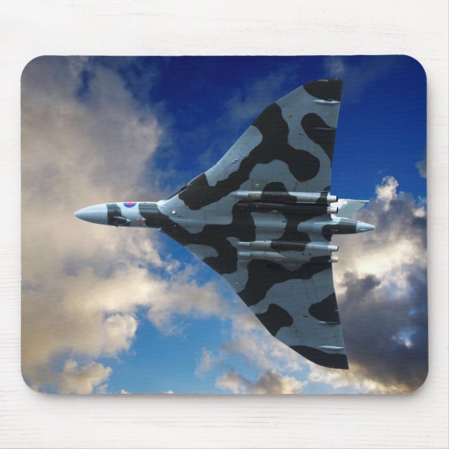 Vulcan bomber in flight mouse pad (Front)