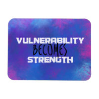 Vulnerability Becomes Strength Typography Abstract