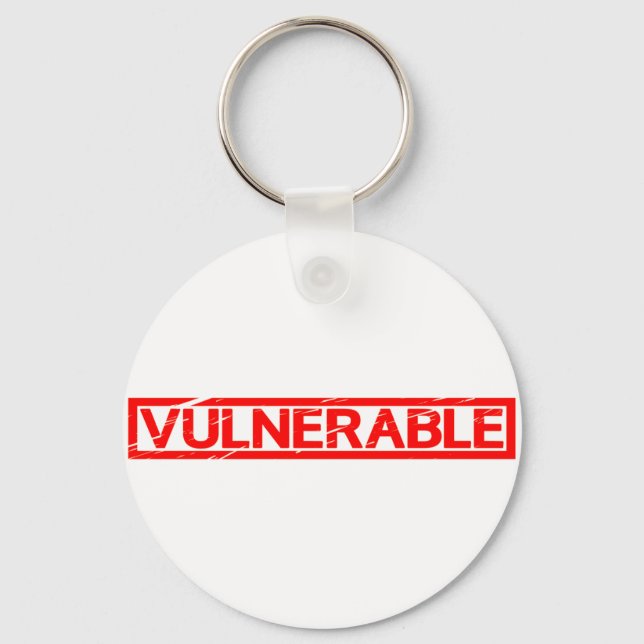 Vulnerable Stamp Key Ring (Front)