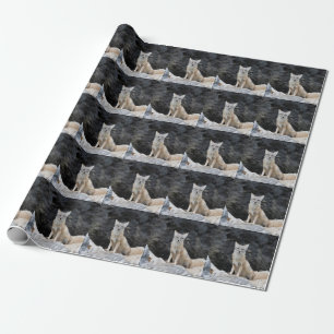 Vulpes corsac wrapping paper