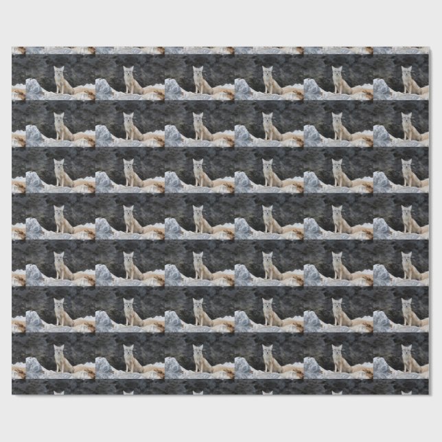 Vulpes corsac wrapping paper (Flat)