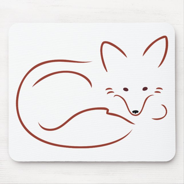 Vulpes Vulpes Mouse Pad (Front)