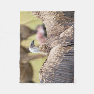 Vulture and Hyena Fleece Blanket