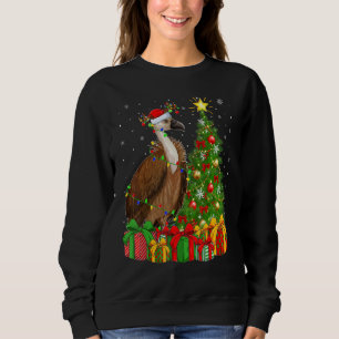 Vulture Bird   Xmas Holiday Santa Vulture Christma Sweatshirt