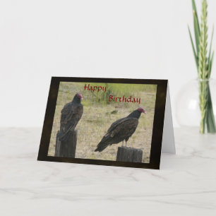Vulture Birthday Card