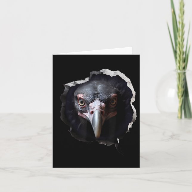 Vulture Face  Card (Front)