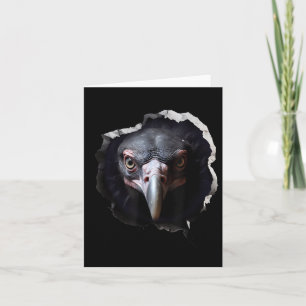 Vulture Face Card