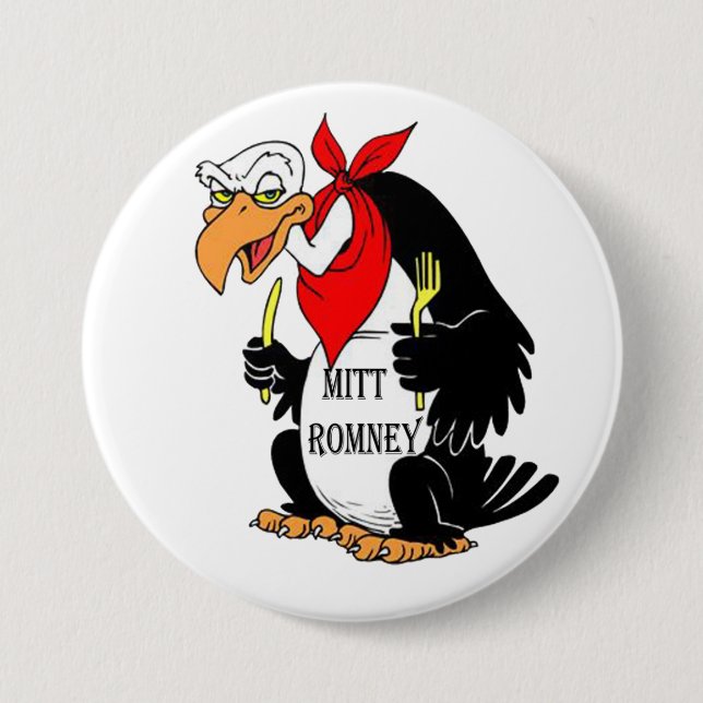 Vulture Mitt Romney Button (Front)