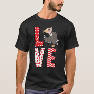 Vulture Valentines Day Love Valentine Cute Hearts T-Shirt