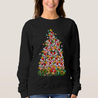 Vulture Xmas Lights Santa Vulture Christmas Tree Sweatshirt