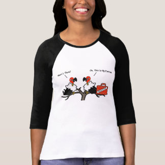 Vultures Carrion Carry-on Luggage Cartoon T-Shirt