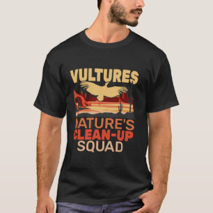 Vultures Nature s Clean Up Squad vintage Bird Orni T-Shirt