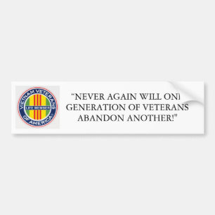 VVA Life Member Bumper Sticker
