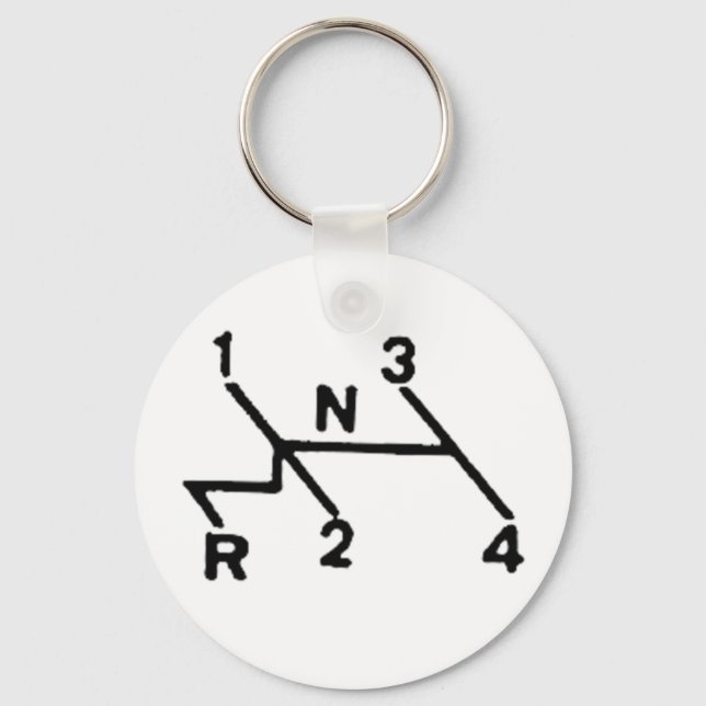 VW SHIFT PATERN KEY RING (Front)