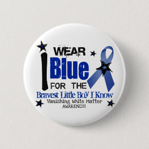 VWM Awareness Bravest Boy I know 6 Cm Round Badge
