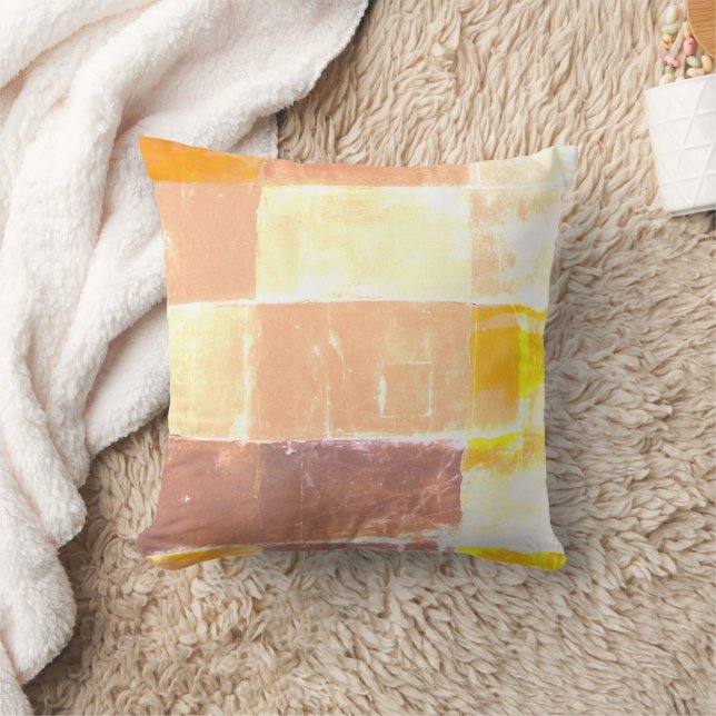 Vwndretti Yellow Soft Colours Cushion (Blanket)