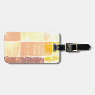 Vwndretti Yellow Soft Colours Luggage Tag