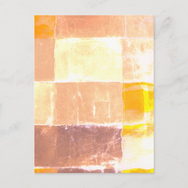 Vwndretti Yellow Soft Colours Postcard (Front)