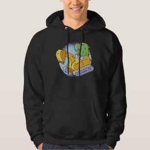 VXL Construction Truck Excavator Concrete Mixer Di Hoodie