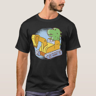 VXL Construction Truck Excavator Concrete Mixer Di T-Shirt