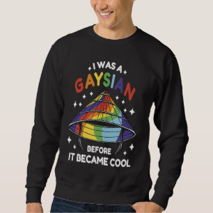 VXL Gay Pride Gaysian LGBT Rainbow Colors Asian Vi Sweatshirt