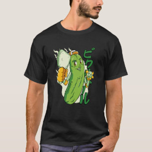 VXL Pickleball Green Cucumber Heart Love Paddle Ba T-Shirt