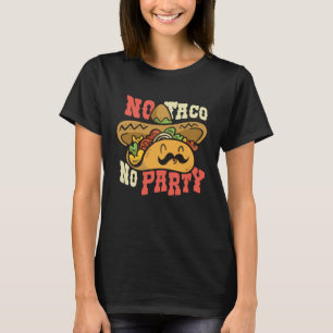 VXL Taco Tuesday Mexican Food Dishes Tortilla Corn T-Shirt