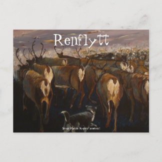 Vykort med samisk design postcard