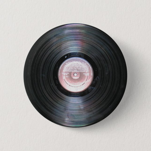 vynil 6 cm round badge (Front)